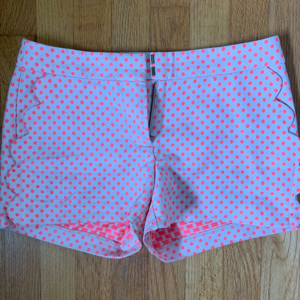 J CREW SCALLOPED SHORTS